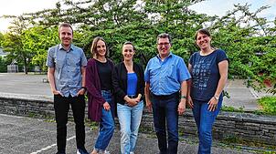 Der Vorstand des Fördervereins der Realschule Wehr (von links): Schriftführer Steffen Walther, das neue Kassierteam Swetlana Hörner und ...