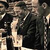Der spätere Nazi-Bürgermeister Eugen Maier (links) im Jahr 1935 bei einem Besuch auf der Reichenau. In der Mitte zu sehen ist der ...