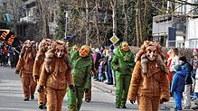 Bild : Narrenzunft Bitzenhofen trommelt unzählige Menschen am Festplatz in Bitzenhofen zusammen - das sind die Bilder