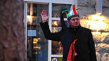 Bild : Eine besondere Stockacher Fasnacht 2021 geht zu Ende: Im kleinen Kreis wurde sie zu Grabe getragen