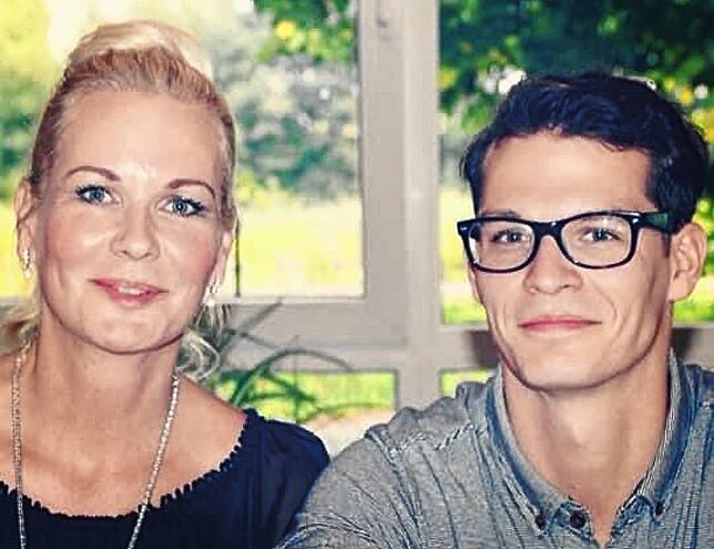 Kathrin Behrendt, hier mit Sohn Tom, war vor ihrer Erkrankung ein fröhlicher und aktiver Mensch.