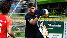 Nervenstark: Torwart Yannik Boll &ndash; hier ein Archivbild aus der vergangenen Saison &ndash; hielt beim Stand von 2:0 für die SG ...