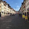 Die Waldshuter Kaiserstraße zu Beginn der Corona-Pandemie. Die sonst gut besuchte Kaiserstraße war nahezu verwaist.