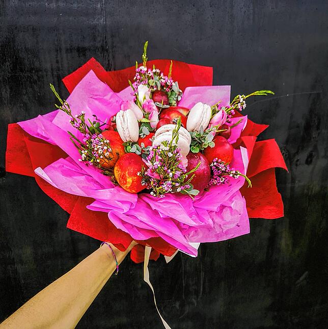 Rot und rosa sind sehr beliebt.