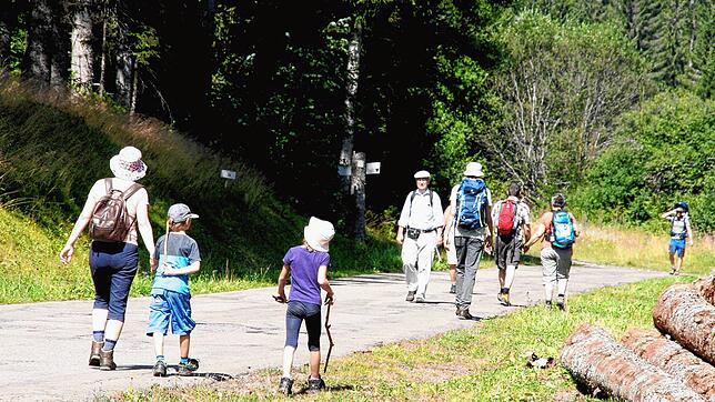 Der Tourismus hat im Corona-Jahr 2020 stark gelitten. Ausnahme: Während der Sommermonate kamen mehr Ausflügler in die Region, wie hier ...