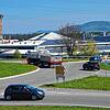 Noch immer eine Problemstelle im Rheinfelder Verkehr: Am Turbinenkreisel häufen sich die Unfälle.