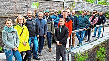 „Wir säen Schönwald“: Dazu treten praktisch alle Bewerber der Bürgerliste an und beantworten auch Fragen der Bürger. Bild: Hans-Jürgen ...