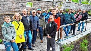 „Wir säen Schönwald“: Dazu treten praktisch alle Bewerber der Bürgerliste an und beantworten auch Fragen der Bürger. Bild: Hans-Jürgen ...