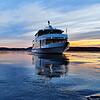 Die Seegold im Abendlicht. Für ihren Betrieb im Winter gibt es jetzt einen etwas höheren Zuschuss von Konstanz und Überlingen.
