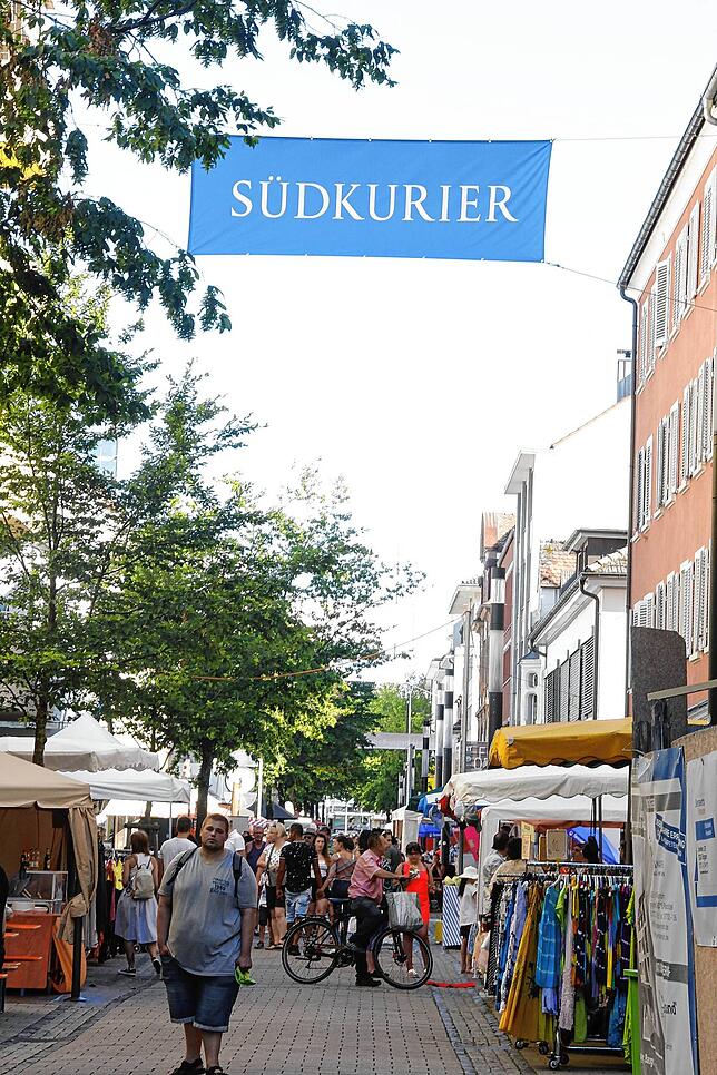 Auch der SÜDKURIER ist stets als starker Partner am Stadtfest beteiligt.