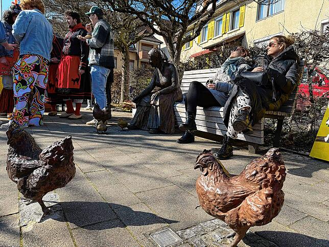 Bild 5: Närrisches Treiben beim fröhlichen Fasnetsmarkt 2025