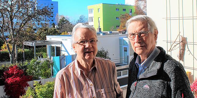 Das Ehepaar Schillinger, mit der Gründung der Uni eingezogen und geblieben.