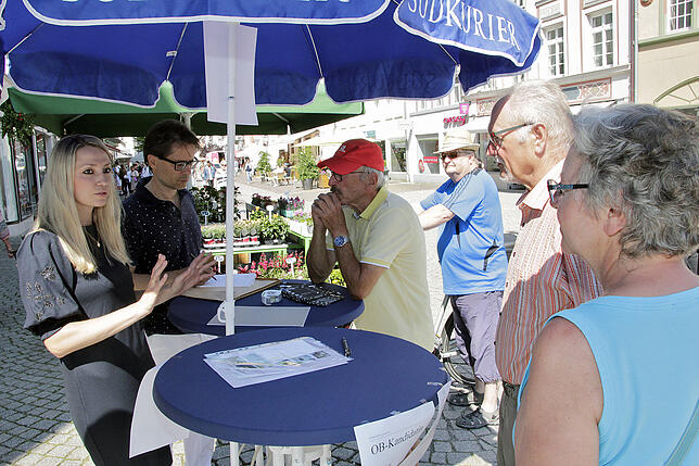 Bild 9: Alle Bilder vom SÜDKURIER-Stadtgespräch mit OB-Kandidatin Marina Kloiber-Jung