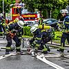 Im Einsatz: Die Feuerwehren trafen sich zum Wettkampf in Wittenhofen.