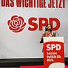 Die SPD-Bundestags-Abgeordnete Rita-Schwarzelühr-Sutter aus Lauchringen bei ihrer Rede in Göppingen anlässlich der ...