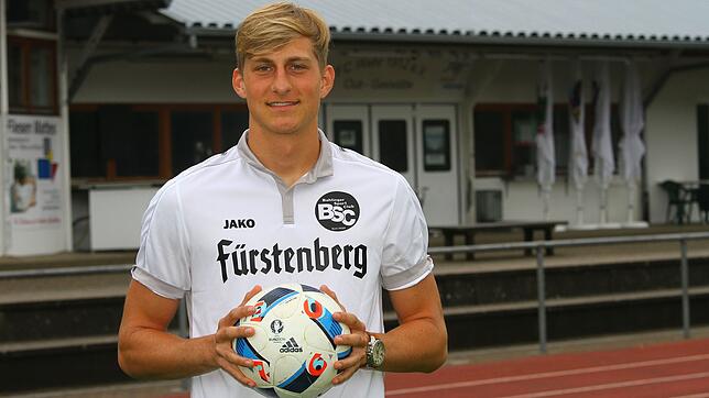 Vereinswechsel: David Bergmann (23) aus Wehr, hier noch im Trikot des Bahlinger SC, hat den SV Linx verlassen und spielt künftig für ...