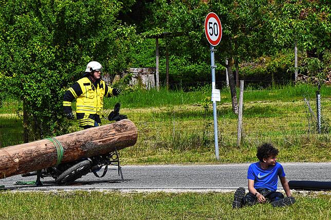 Bild 31: Bilder der Abschlussübung einer Blaulichtorganisationenübergreifenden Fortbildung