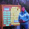 Matteo Utzler, der Vorsitzende des Jugendgemeinderats, stellt die Ergebnisse der Online-Umfrage #Engengoeswild vor.