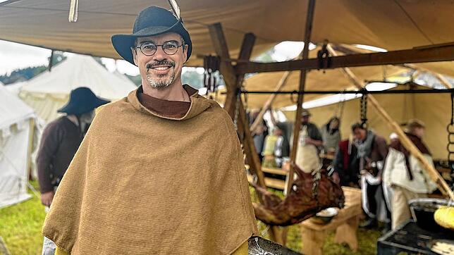 Patrik Klemm vom Verein D‘Buure 1524 freut sich auf einen geschichtsträchtigen Abend in Grüningen.