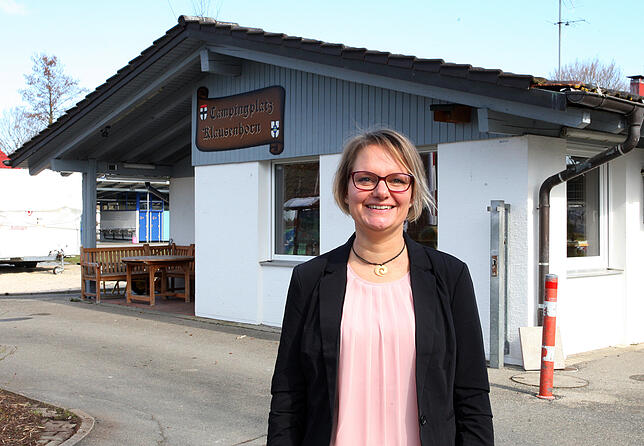 Britta Frischmuth leitet den Campingplatz Klausenhorn in Dingelsdorf.