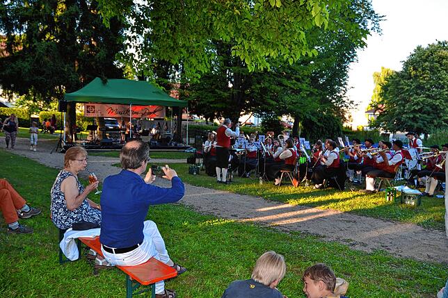 Rund 1000 Besucher kamen am Wochenende zu Musik im Park.