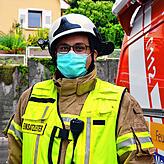 Lars-Erik Mayer, Einsatzleiter der Meersburger Feuerwehr: „Glücklicherweise wurde nichts am Grundgerüst des Hauses beschädigt.“
