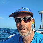 Auf hoher See spross der Bart: Martin Stengele auf seinem Ruderboot im Atlantik.