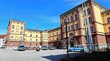 Das Polizeipräsidium Konstanz am Benediktinerplatz. Immer öfter leisten Menschen gegen die Beamten der Behörde Widerstand.