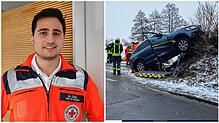 Mete Ünal engagiert sich als Sanitäter ehrenamtlich beim DRK Hüfingen. Er war am 23. Dezember 2024 bei einem Unfall vor Hüfingen im ...