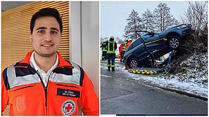 Mete Ünal engagiert sich als Sanitäter ehrenamtlich beim DRK Hüfingen. Er war am 23. Dezember 2024 bei einem Unfall vor Hüfingen im ...
