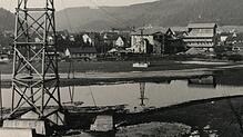 Über diese Seilbahn wurde einst der am Höwenegg abgebaute Basalt ins Werk nach Immendingen transportiert.