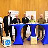 Podiumsdiskussion zur Kommunalwahl im Video-Format (von links): Redakteur Nico Talenta hinter der Kamera, Markus Baier (Leiter der ...