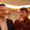 Volker Mayer-Lay (CDU) am Wahlabend in Schnetzenhausen. Er ist nun sicher im Bundestag.