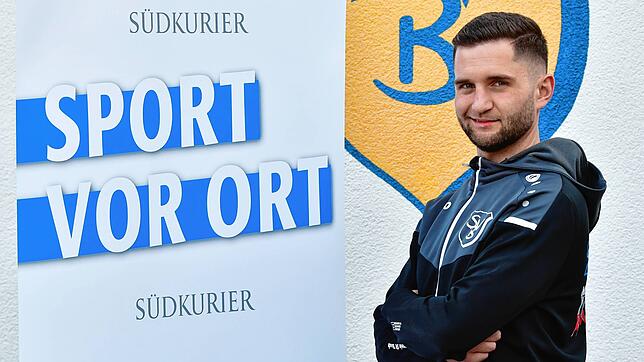 Bezirksliga-Querpass: Kapitän Marco Holzapfel (27) vom SV Buch stellt sich den Fragen von SÜDKURIER-Regiosport Hochrhein und tippt den ...