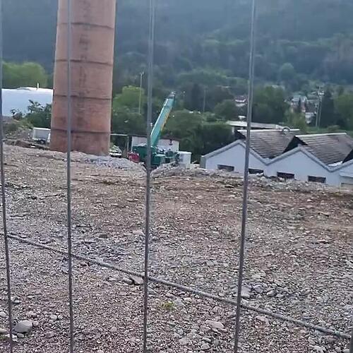 Der Schornstein am 6. August 2025
