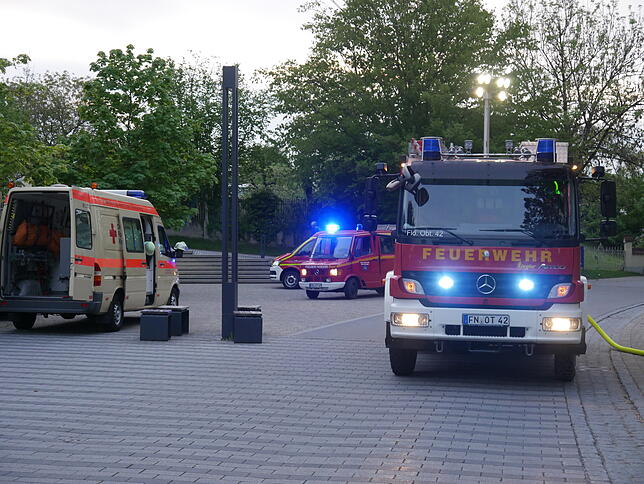 In der Teuringer-Tal-Schule kam es am Freitagabend zu einem Brand.