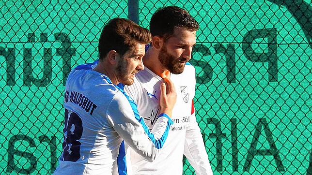 Torhunger: Vassilios Dimitriadis (rechts) traf im letzten Punktspiel für den VfB Waldshut, beim 3:1 gegen den SV Rheintal. Nun will er ...