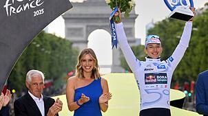 Florian Lipowitz nach seinem dritten Rang bei der Tour de France.