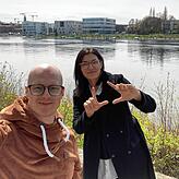 MaPhi mit der Konstanzer Filmemacherin Shamila Lengsfeld, die mittlerweile in Berlin lebt.