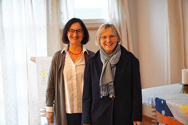 Dorothea von Choltitz plant das Projekt mit der Kirchengemeinderatsvorsitzenden Elke von Luckner (von links).