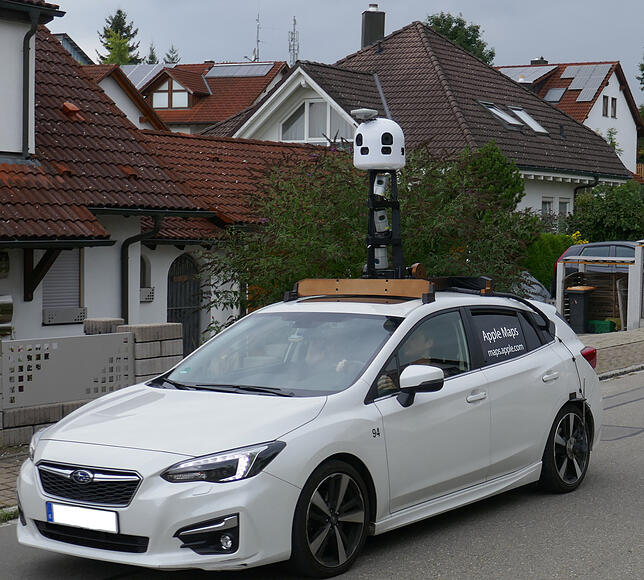 Das Apple-Auto filmt die Baar: Anfang September ist ein merkwürdiges Fahrzeug in der Region unterwegs. Es gehört zum amerikanischen ...