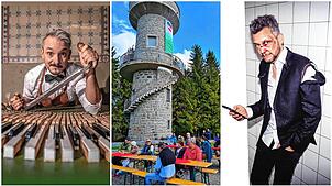 Sebastian Schnitzer, der „Tausendsassa“ aus dem Schwarzwald, der schönsten Aussichtsgipfel am Westweg, der Brendturm bei Furtwangen, ...