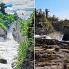 Starke Regenfälle haben den Rheinfall im Juni 2024 zum Sprudeln gebracht. Aktuell zeichnet sich ein komplett gegensätzliches Bild ab.
