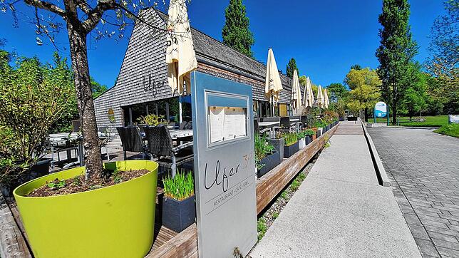 Das Ufer 39 mit anschließendem Kiosk.