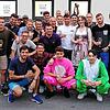 Spaß im Trainingslager: Die SG Mettingen/Krenkingen und ihr Trainer Georg Isele (rechts, stehend) arbeiteten durchaus konzentriert in ...