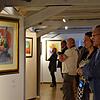 Vor und nach der Vernissage von &bdquo;Marc Chagall &ndash; Farbe und Poesie&ldquo; hatten Besucher die Möglichkeit, die Ausstellung ...