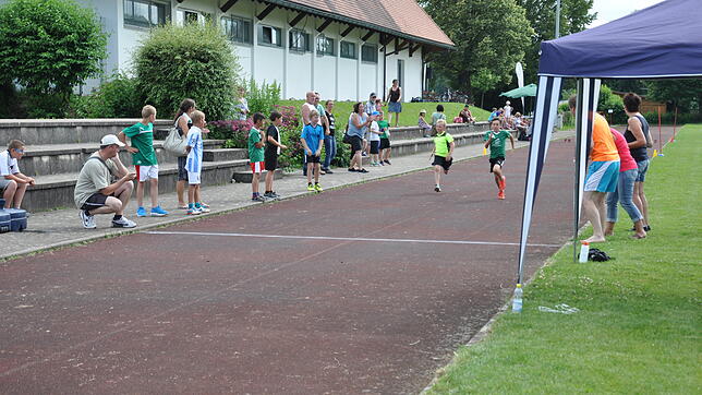 Vorerst müssen Sportveranstaltungen wie hier beim Turnfest 2016 noch ohne neue Tribüne und Vereinsheim an der Sporthalle Bermatingen ...