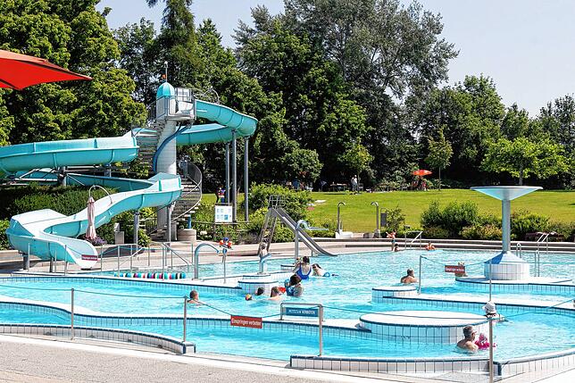 Das Freibad in Lauchringen.