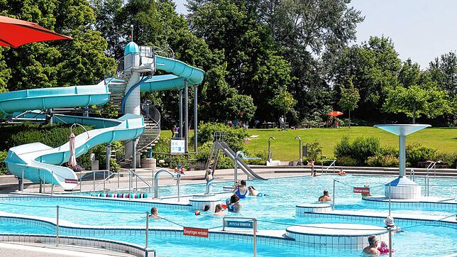 Das Freibad in Lauchringen.
