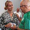 Gratulation vom ersten Trainer für den Vize-Titel bei der Fußballeuropameisterschaft: Michael Fischer begleitete Giulia Gwinns erste ...